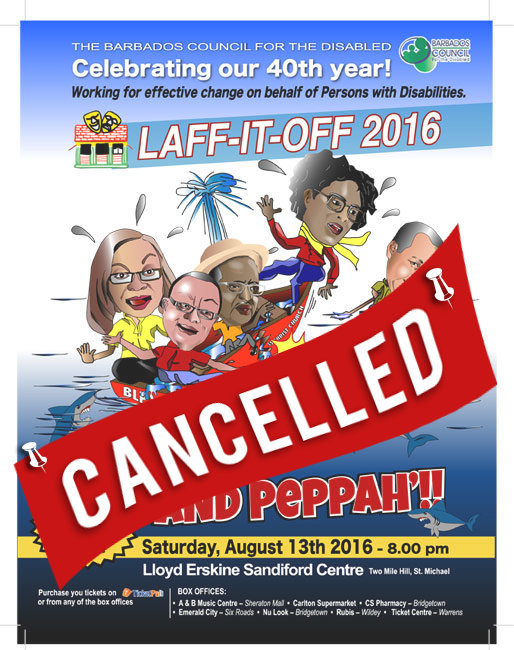 CANCELLED-Laff-it-off event